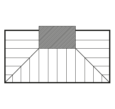 Flachdach aus Glas Terrassenueberdachung individuelle Form 6