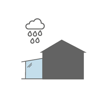 Glasdach Terrassendach zuverlaessiger Schutz vor Regen